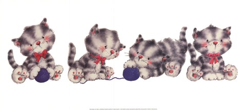 Framed Animal Fun Time III Print