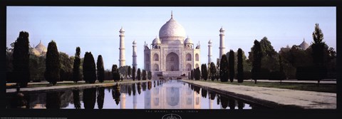 Framed Taj Mahal, Agra, India Print