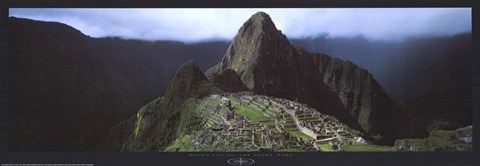 Framed Machu Picchu, Los Andes, Peru Print