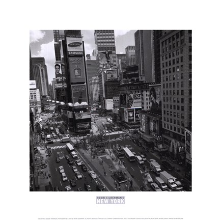 Framed Times Square Afternoon Print