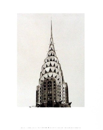 Framed Chrysler Building Print