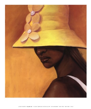 Framed Yellow Hat (petite) Print