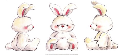 Framed Rabbits Print