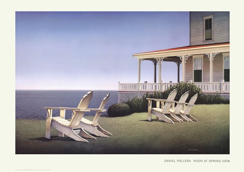 Framed Noon at Spring View Print