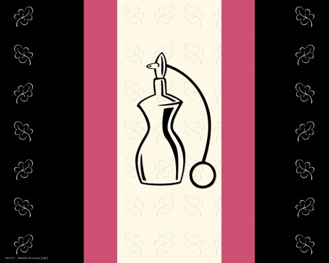 Framed Parfum avec Rouge Print