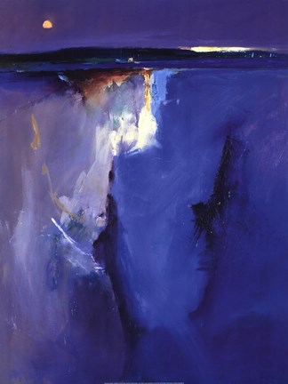 Framed Violet Horizon Print