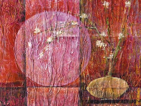 Framed Composition with Blossom I Print