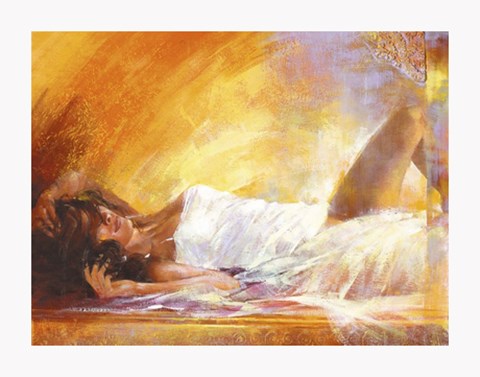 Framed Odalisque II Print