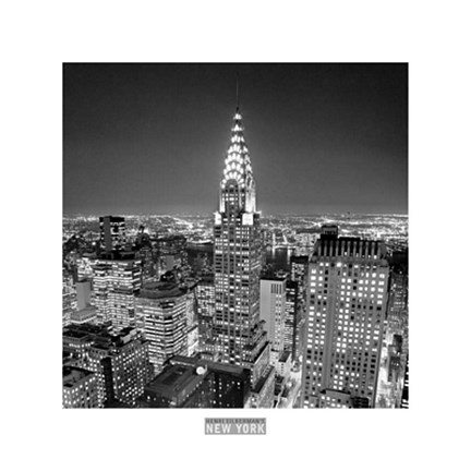 Framed Chrysler Building Print