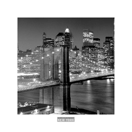 Framed Brooklyn Bridge Print