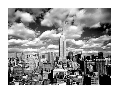 Framed Sky Over Manhattan Print