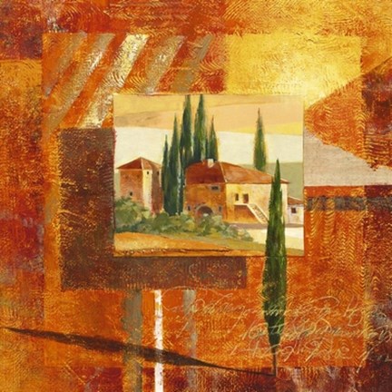 Framed Toscana III Print