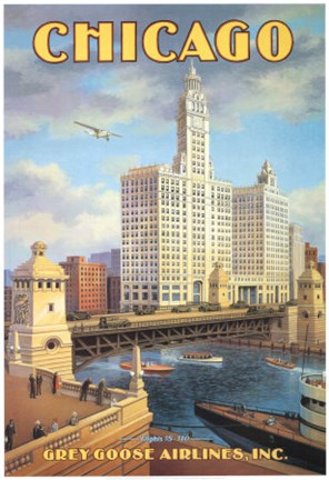 Framed Chicago Print