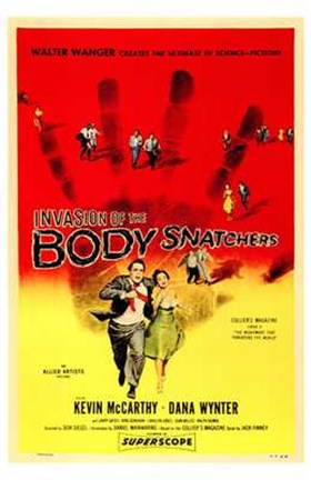 Framed Invasion of the Body Snatchers McCarthy &amp; Wynter Print
