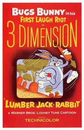 Framed Lumber Jack-Rabbit Print