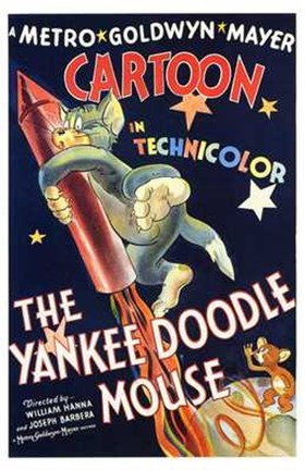 Framed Yankee Doodle Mouse Print
