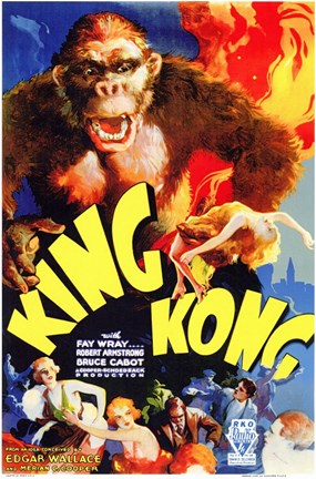 Framed King Kong Movie Poster Print