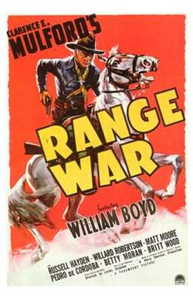 Framed Range War Print