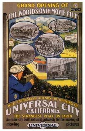 Framed Universal City California Print