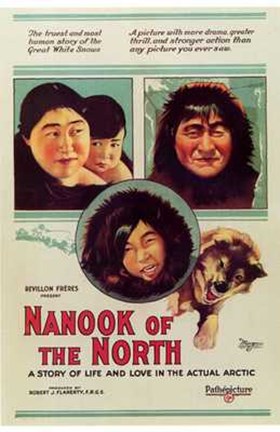 Framed Nanook of the North Print