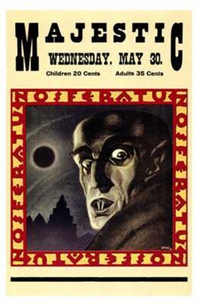 Framed Nosferatu the Vampire Print