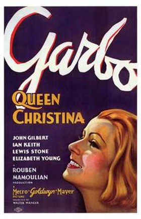 Framed Queen Christina By Metro Goldwyn Mayer Print