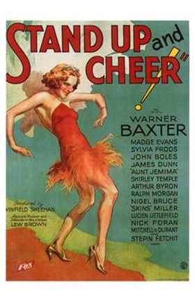 Framed Stand Up Cheer Print