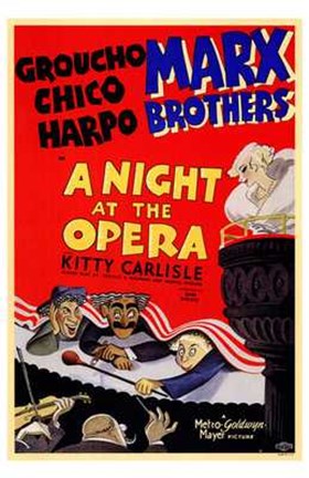 A Night At the Opera Groucho Chico Harpo