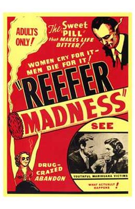Framed Reefer Madness The Sweet Pill Print