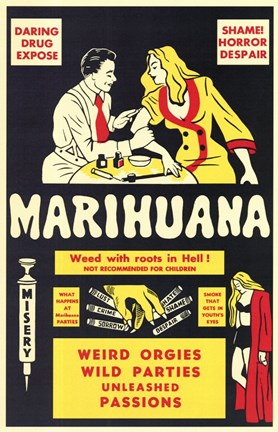 Framed Marihuana Print
