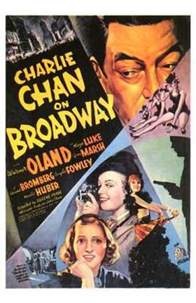 Framed Charlie Chan on Broadway Print