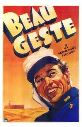 Framed Beau Geste Print