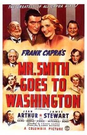 Framed Mr Smith Goes to Washington With Frank Capra Print