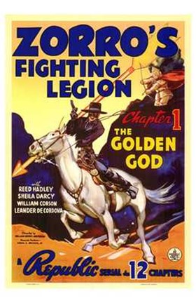 Framed Zorro&#39;s Fighting Legion Print