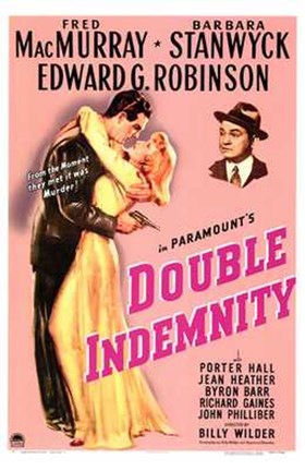 Framed Double Indemnity Print