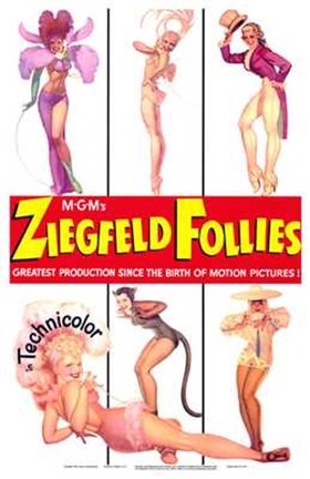 Framed Ziegfeld Follies posing Print
