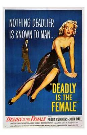 Framed Deadly is the Female Print