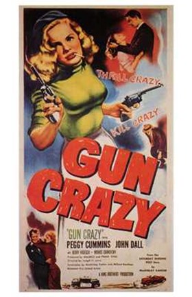 Framed Gun Crazy Peggy Cummins Print