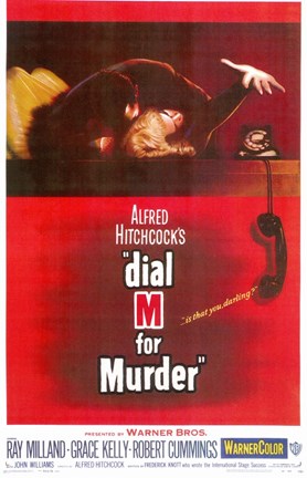 Framed Dial M for Murder Print