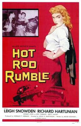 Framed Hot Rod Rumble Print