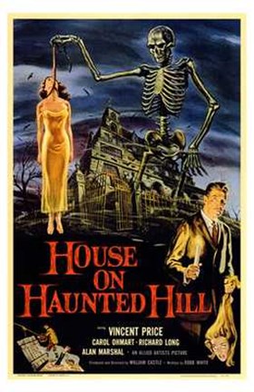 Framed House on Haunted Hill Print