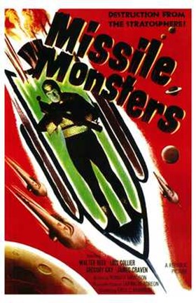 Framed Missile Monsters Print
