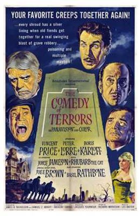 Framed Comedy of Terrors Print