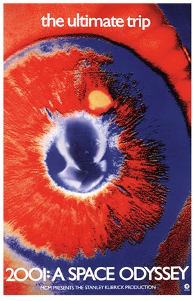 Framed 2001: a Space Odyssey the ultimate trip Print