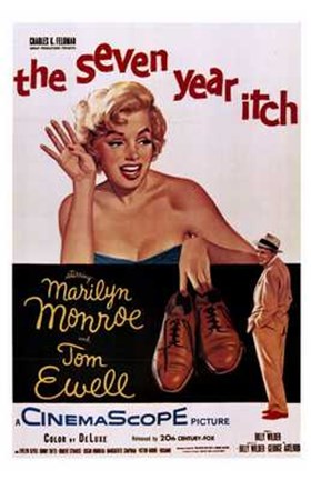 Framed Seven Year Itch - style A, c.1955 Print
