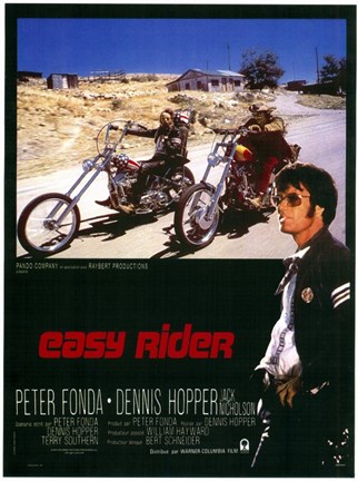 Framed Easy Rider Motorcycle Bikers Print