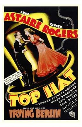 Framed Top Hat - Astaire Rogers Print