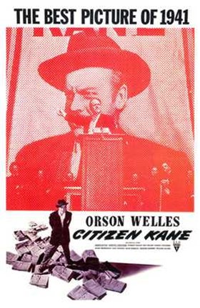 Framed Citizen Kane Best Picture of 1941 Print