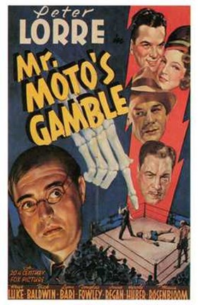 Framed Mr Moto&#39;s Gamble Print