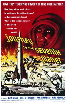 Framed Journey to the Seventh Planet Print